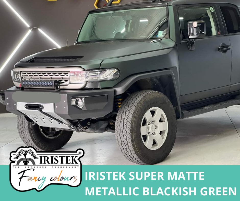 Toyota FJ Cruiser in Super Matte Metallic Blackish GreenInstaller: Лоренцо фолио / Lorenco Folio Wraptor.bg ???? info@iristekeurope.com