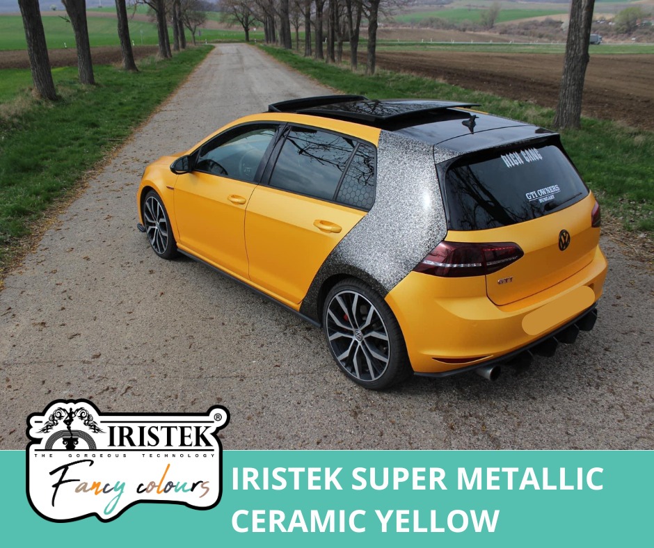 Sunshine ☀️Spring????➡ Super Metallic Ceramic Yellow???? @hd_folia @HD Fólia Autó és Épületfóliázás ????info@iristekeurope.com