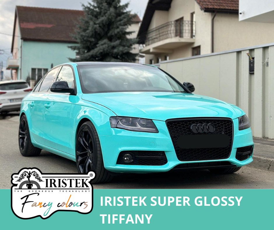 Vivid Super Glossy Tiffany from Car Folia Sibiu's workshop???????? info@iristekeurope.com#Iristek #carwrapping #iristekeurope #tiffanyblue