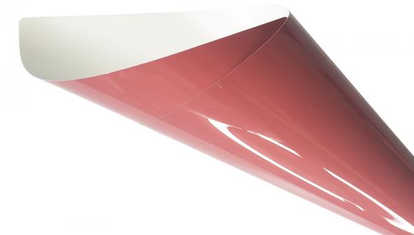 Glossy Metallic Plum Red